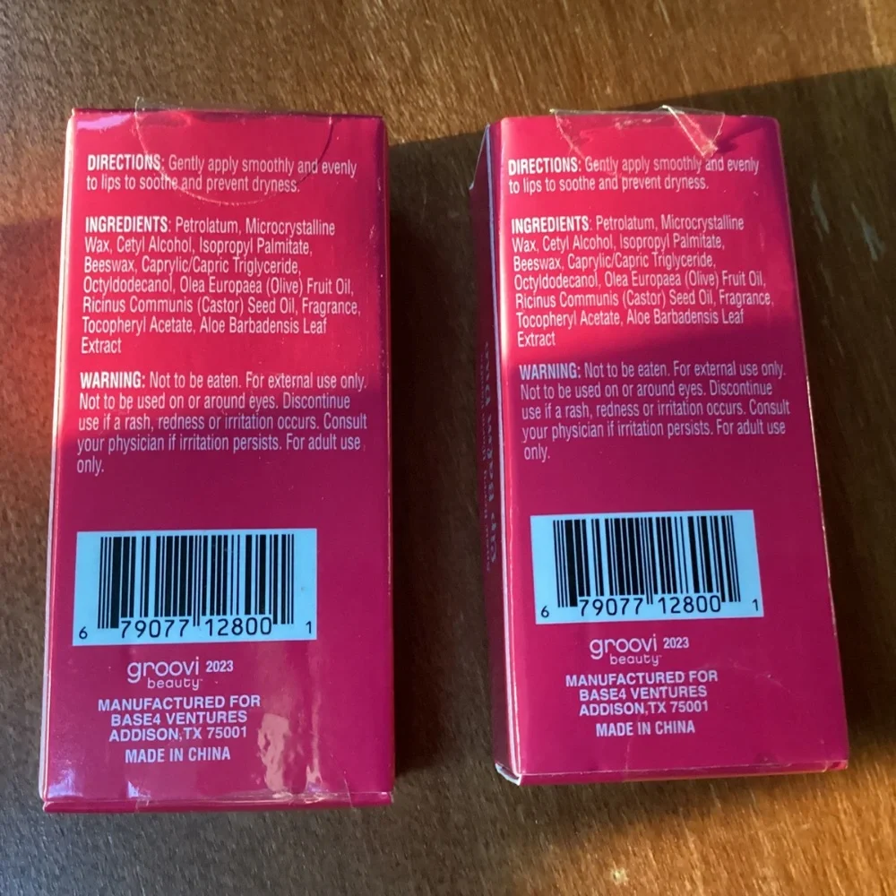 Lip Balm Duo Snow Berry Warm Vanilla New